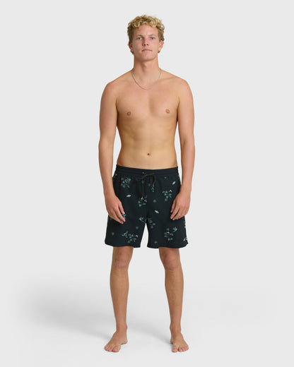 Billabong Men's Good Times Layback Trunks - Black