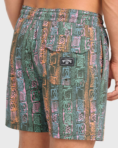 Billabong Men's Steezier Trunk 17 - Multi