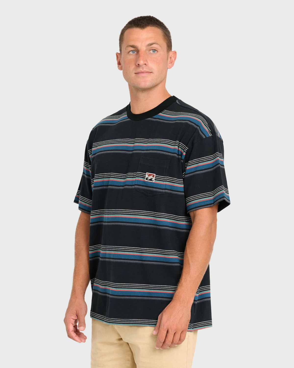 Billabong Men's Baxter Short Sleeve Pocket Tee - Black
