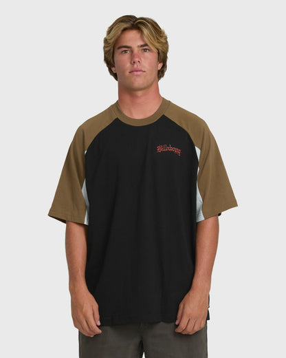 Billabong Men's Immortal System OG Short Sleeve Knit T-Shirt - Black