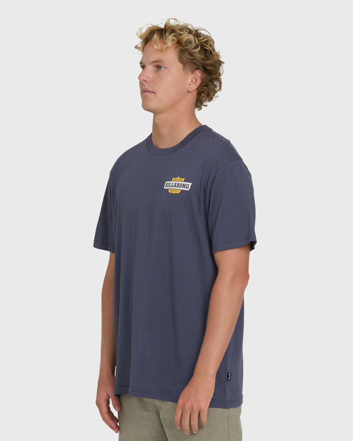 Billabong Men's Walled Premium Short Sleeve Knit T-Shirt - Graystone