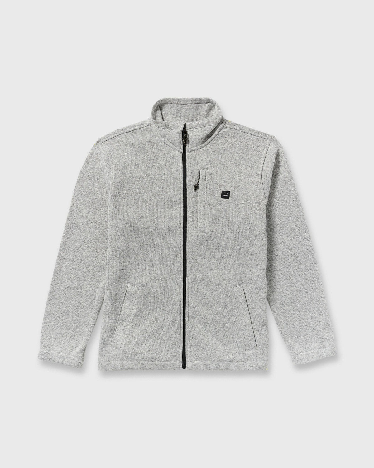 Billabong Men's Boundary Mock Neck Zip Sweatshirt - Grey Htr