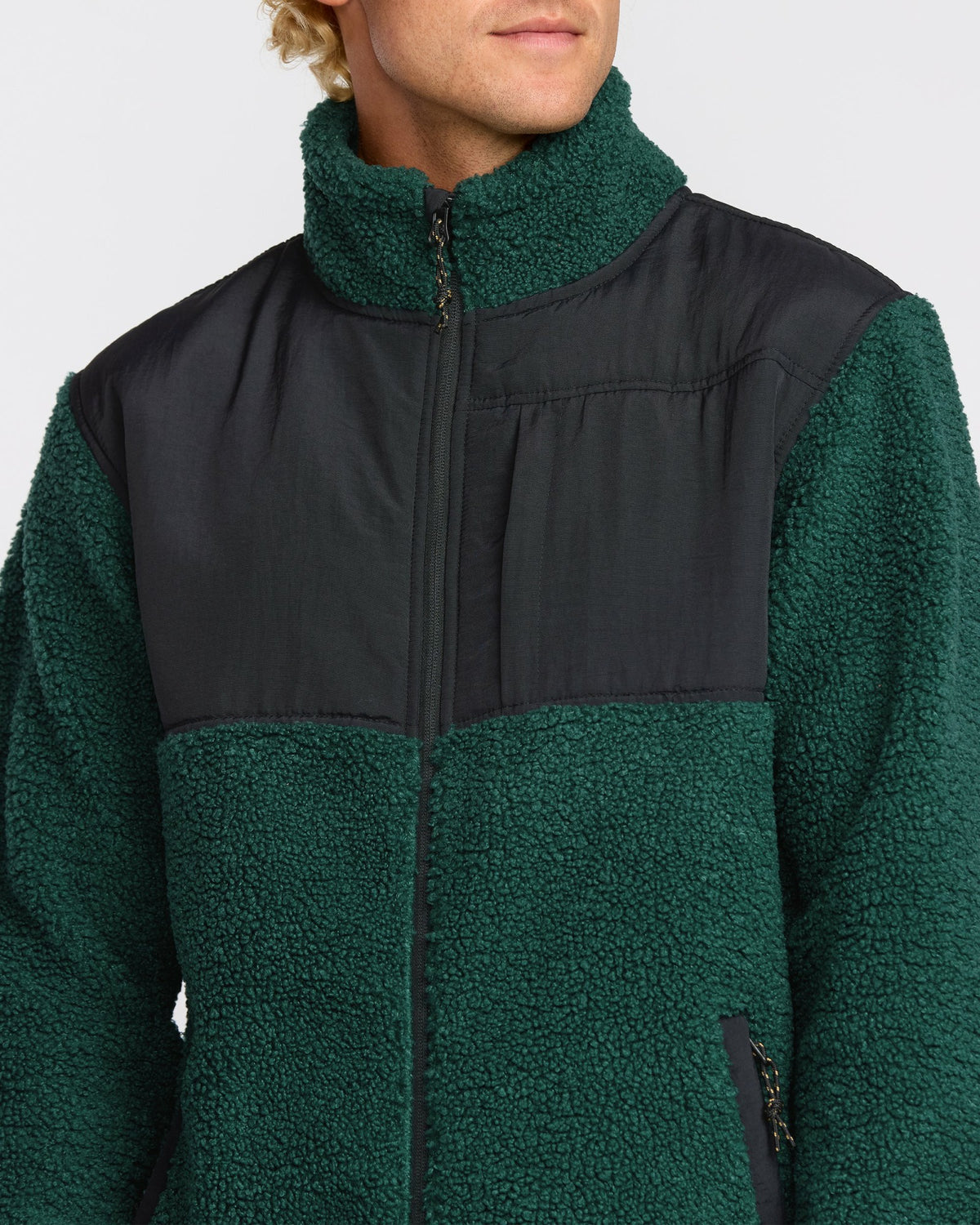 Billabong Men's Boundary Summit Zip Sweatshirt - Pine