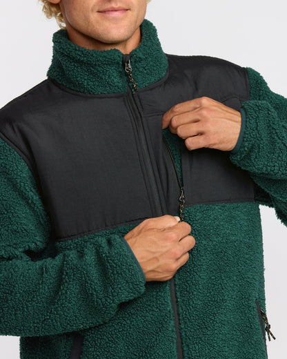 Billabong Men's Boundary Summit Zip Sweatshirt - Pine