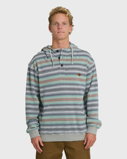 Billabong Men's Rancho Pullover YD Pullover Hoodie - Heather Gray