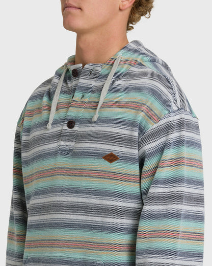 Billabong Men's Rancho Pullover YD Pullover Hoodie - Heather Gray