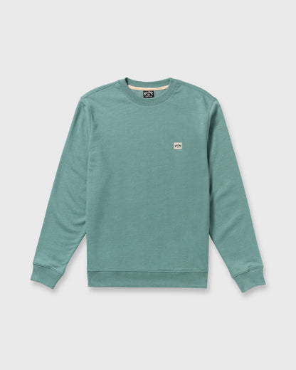 Billabong Men's All Day Crewneck Sweatshirt - Sage Green