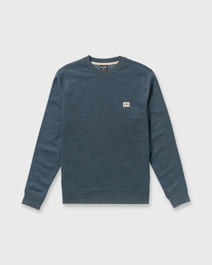 Billabong Men's All Day Crewneck Sweatshirt - Midnight Blue