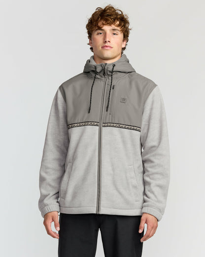Billabong Men's Boundary Lite Zip Sweatshirt - Gray Heather