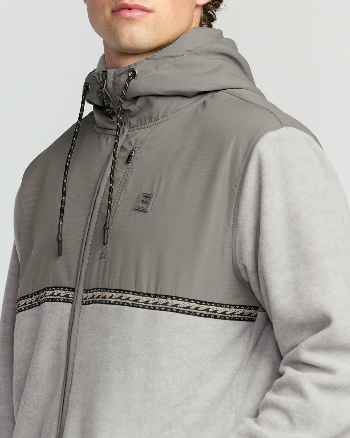 Billabong Men's Boundary Lite Zip Sweatshirt - Gray Heather