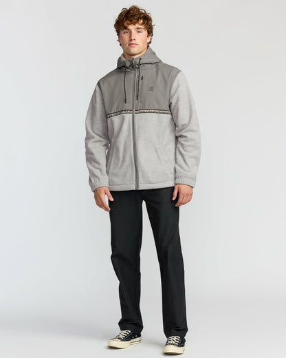 Billabong Men's Boundary Lite Zip Sweatshirt - Gray Heather