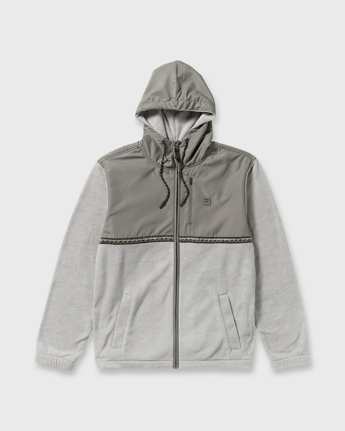 Billabong Men's Boundary Lite Zip Sweatshirt - Gray Heather