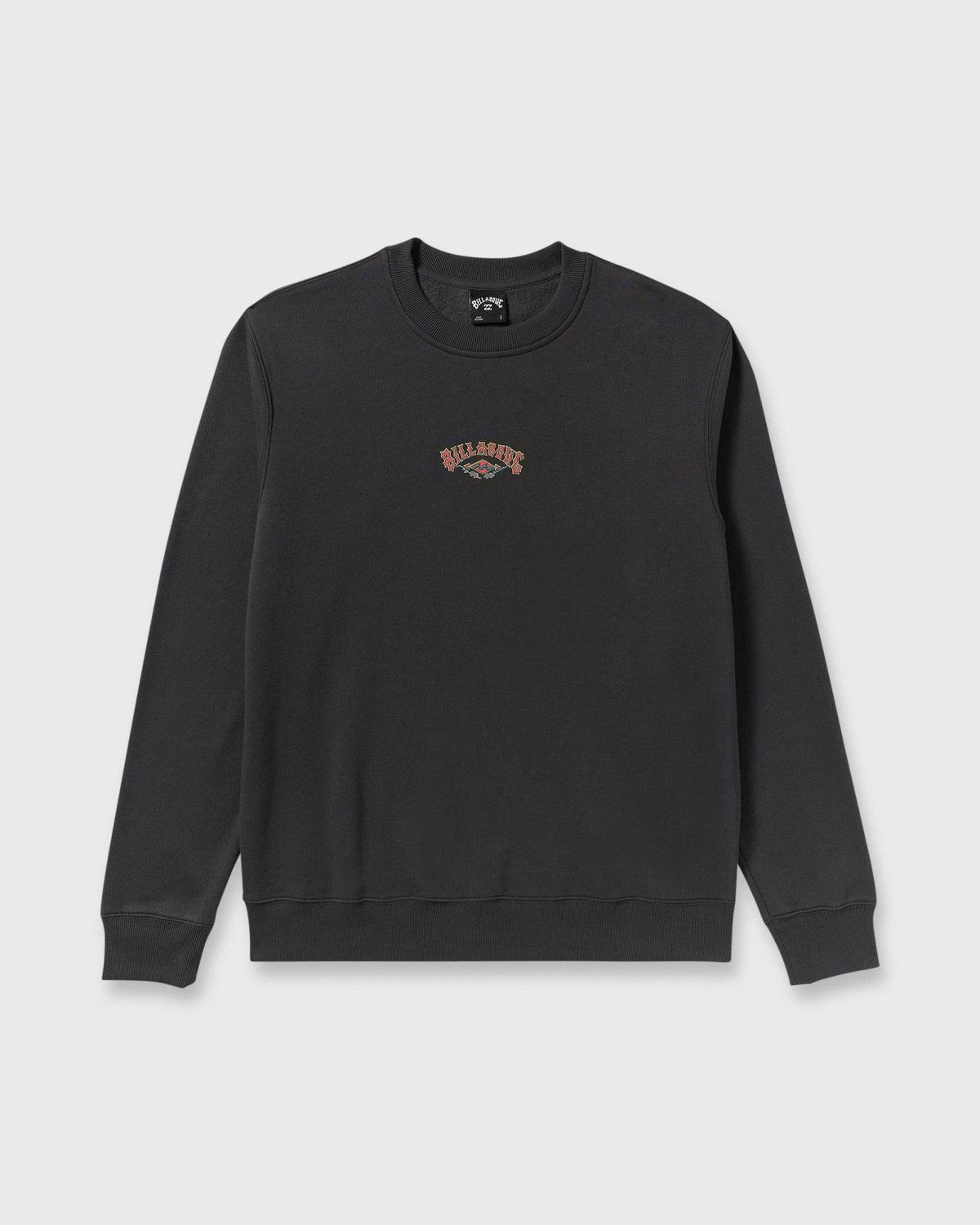 Billabong Men's Short Sands Crewneck Sweatshirt - Washed Black