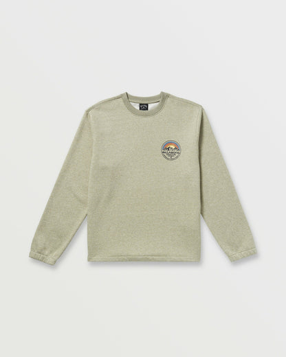 Billabong Men's Compass Crew Sweatshirt - Sage Heather