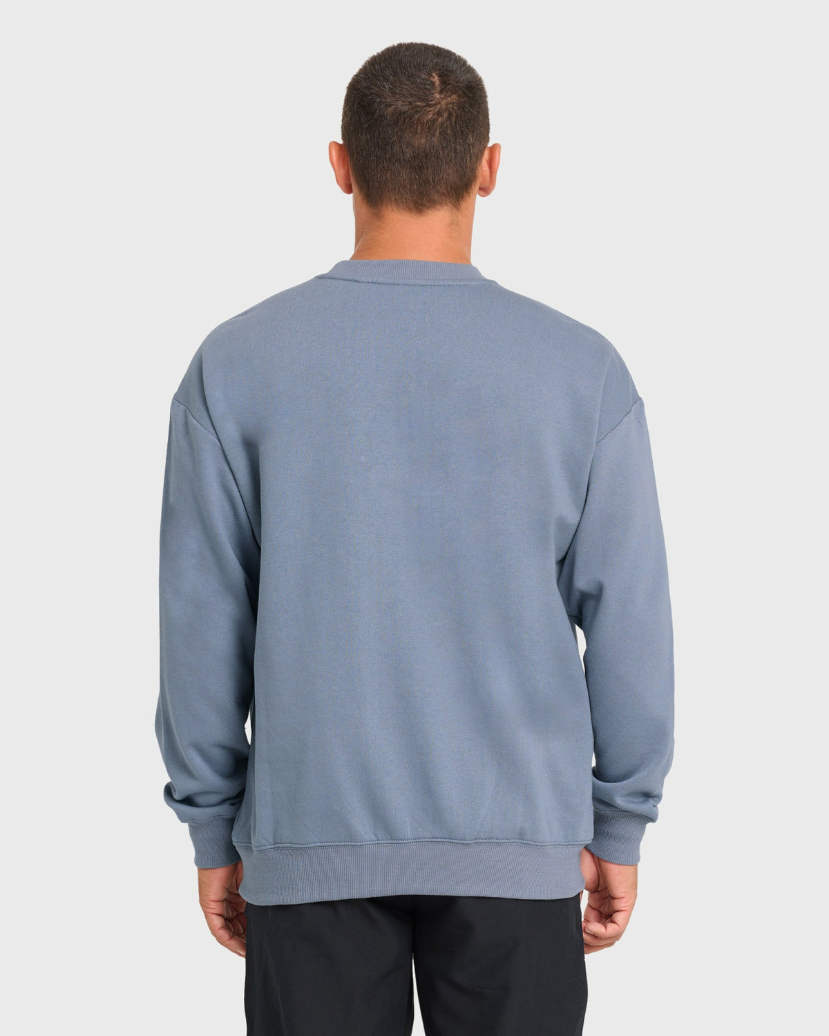 Billabong Men's Rhodes Crewneck Sweatshirt - Denim Chambray