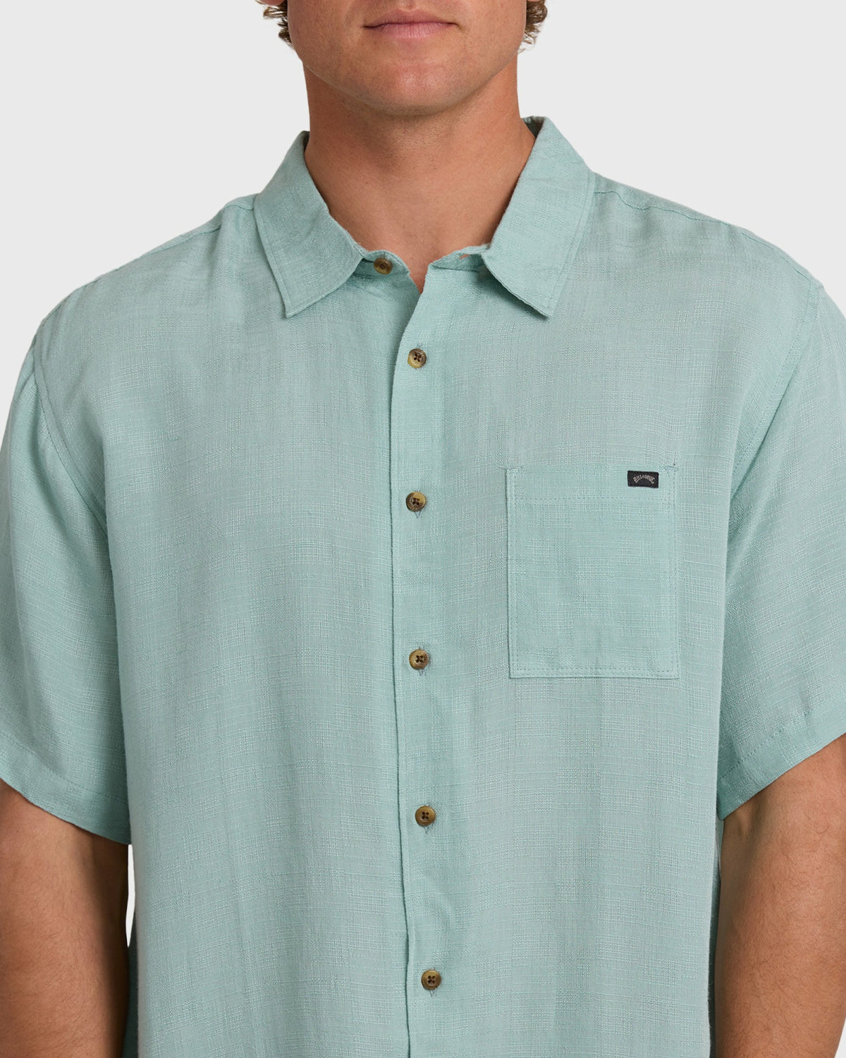 Billabong Men's Victoria Short Sleeve Shirt - Absinthe