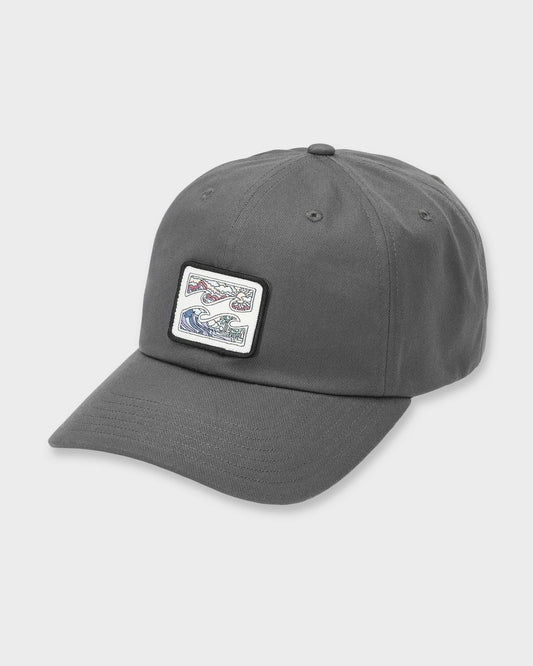 Billabong Men's Crayon Wave Strapback Hat - Raven