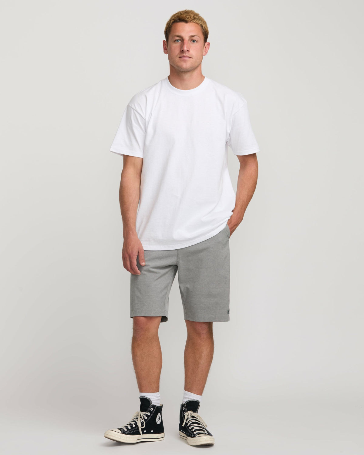 Billabong Men's Crossfire Submersible 21\" Hybrid Shorts - Gray