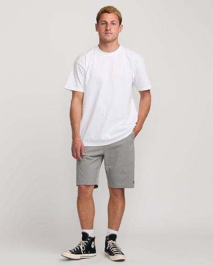 Billabong Men's Crossfire Submersible 21\" Hybrid Shorts - Gray