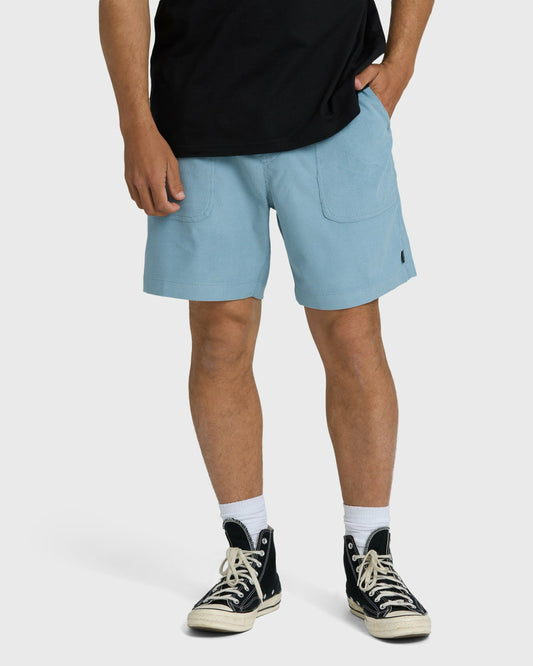 Billabong Men's De La Cruz Submersible Hybrid Shorts - Blue Fog