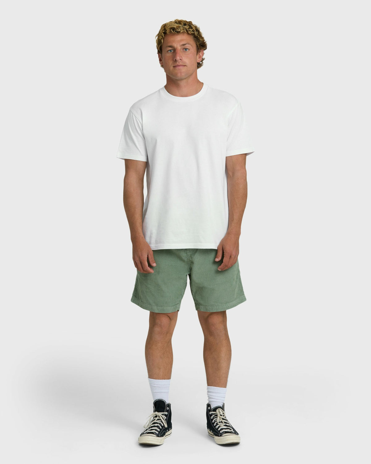 Billabong Men's Larry Layback 19\" Cord Shorts - Moss