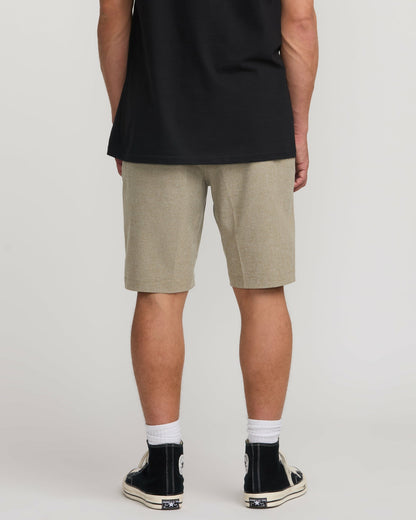 Billabong Men's Crossfire Submersible 21\" Hybrid Shorts - Khaki