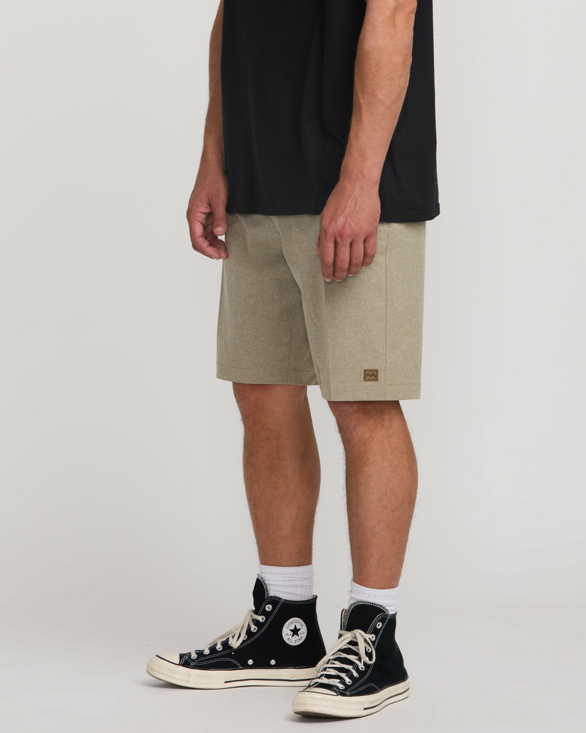 Billabong Men's Crossfire Submersible 21\" Hybrid Shorts - Khaki