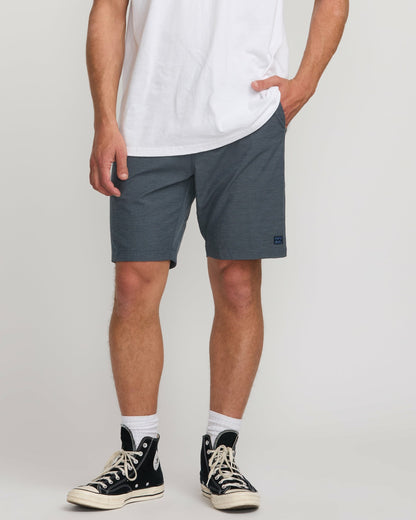 Billabong Men's Crossfire Submersible 19\" Hybrid Shorts - Navy