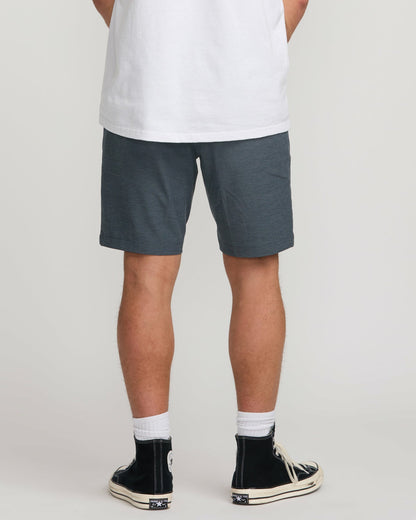 Billabong Men's Crossfire Submersible 19\" Hybrid Shorts - Navy