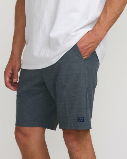 Billabong Men's Crossfire Submersible 19\" Hybrid Shorts - Navy