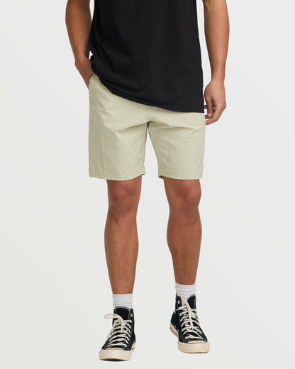 Billabong Men's Crossfire Submersible 19\" Hybrid Shorts - Moon