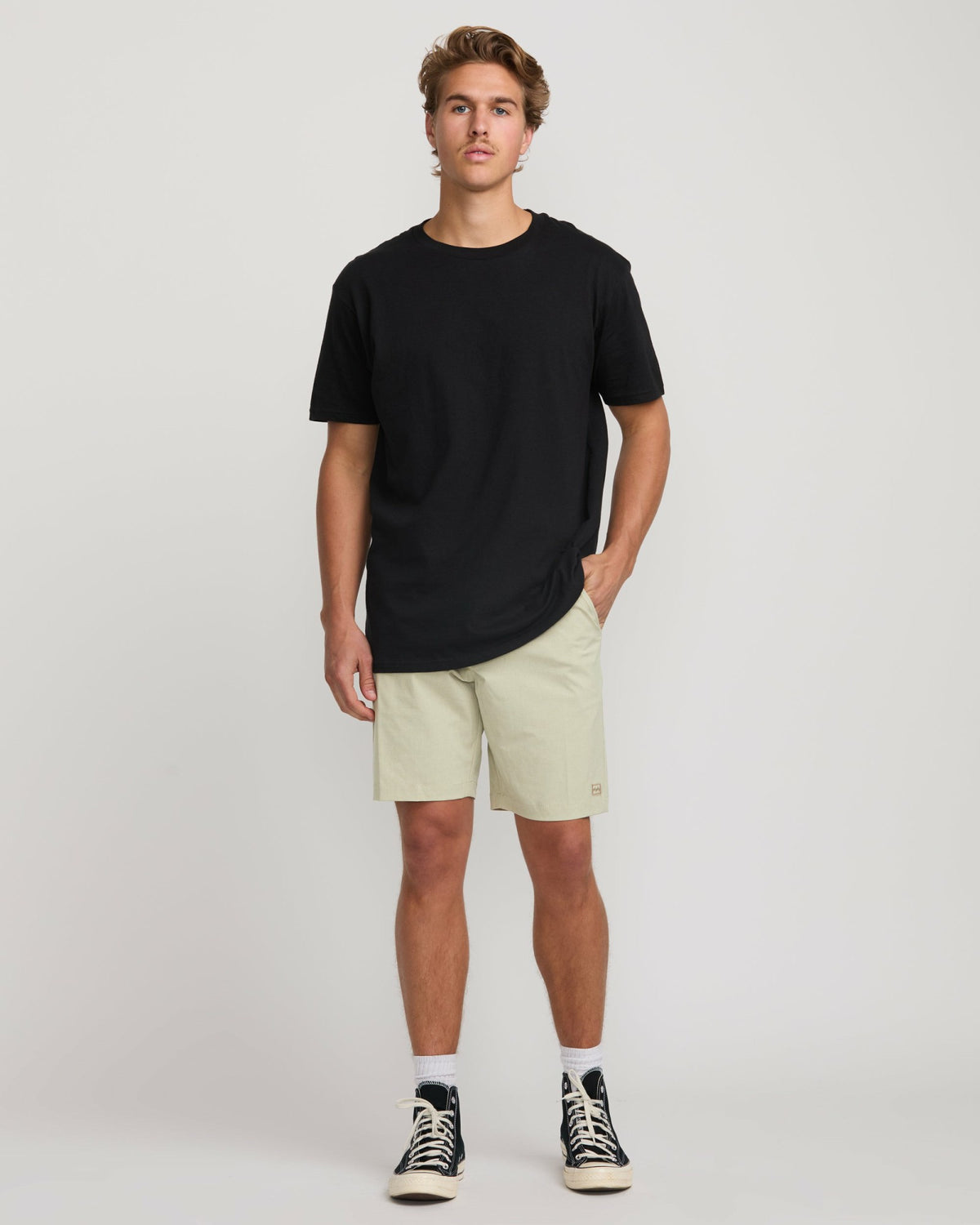 Billabong Men's Crossfire Submersible 19\" Hybrid Shorts - Moon