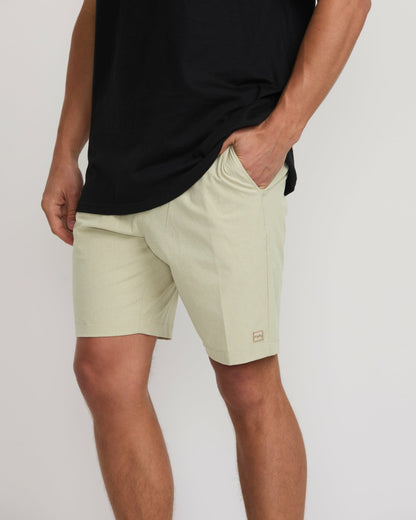 Billabong Men's Crossfire Submersible 19\" Hybrid Shorts - Moon