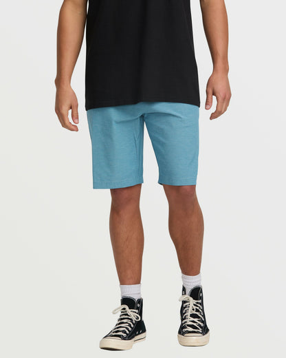 Billabong Men's Crossfire Submersible 21\" Hybrid Shorts - Glacier Blue