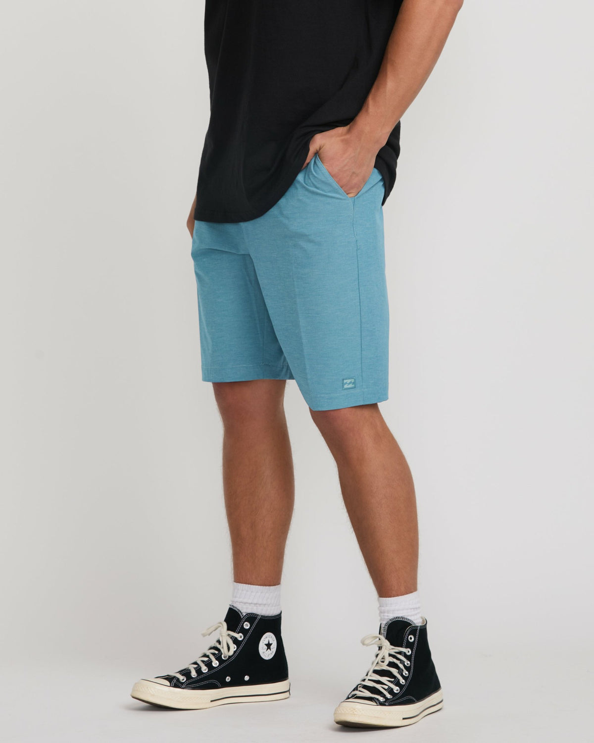 Billabong Men's Crossfire Submersible 21\" Hybrid Shorts - Glacier Blue