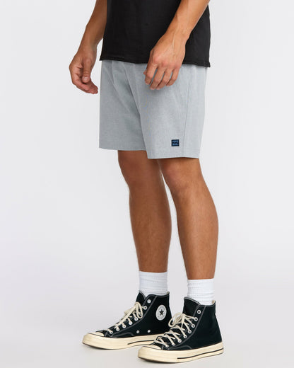 Billabong Men's Crossfire Submersible 19\" Hybrid Shorts - Slate Blue