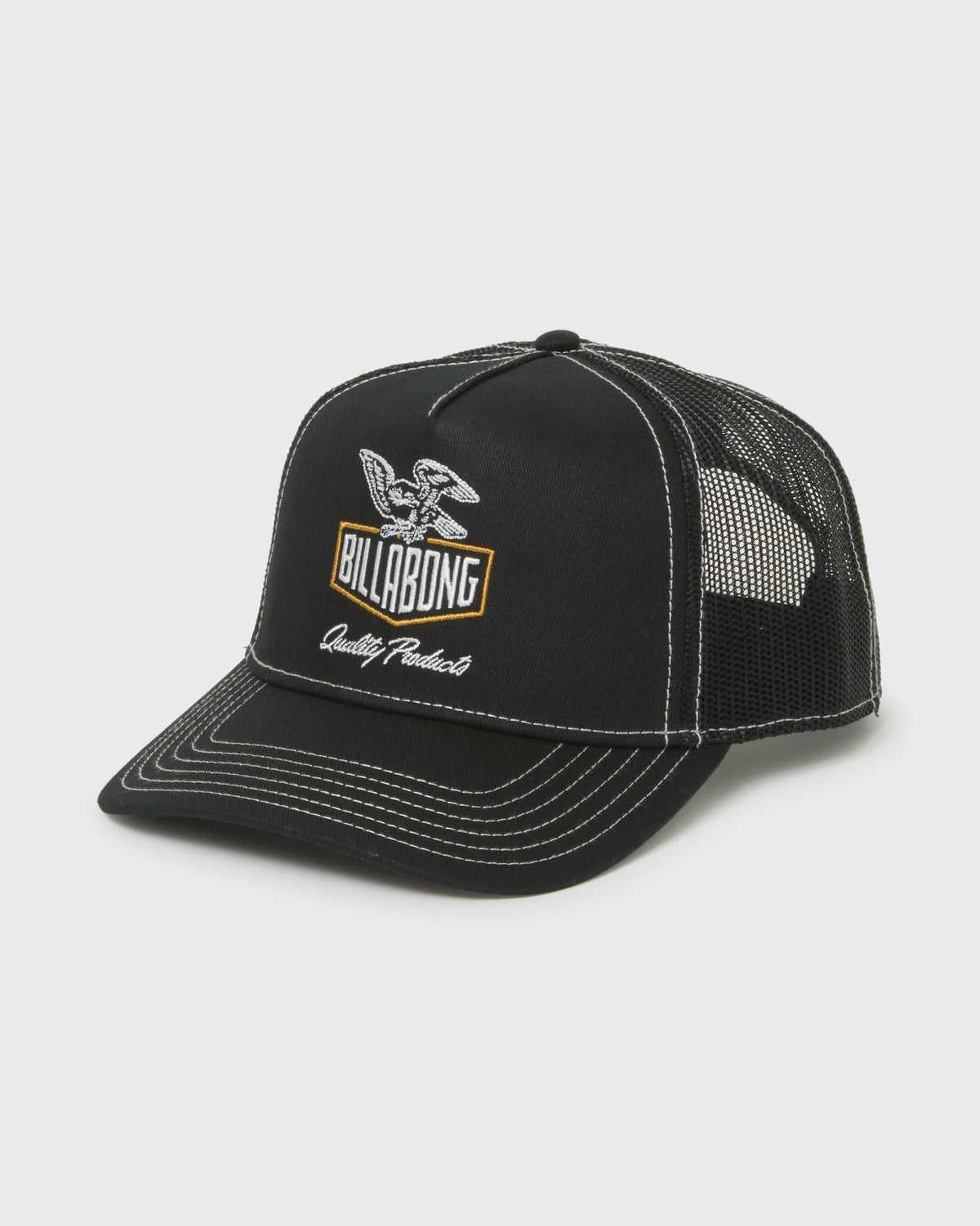 Billabong Men's Peaked Trucker Hat - Black