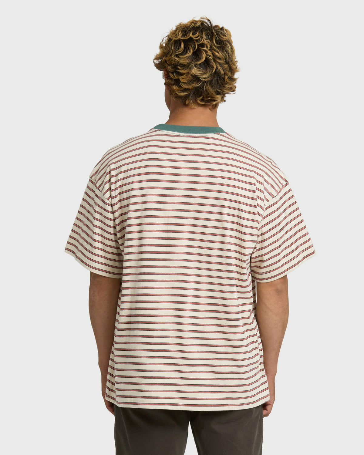 Billabong Men's Baxter Crew Short Sleeve T-Shirt - Oatmeal