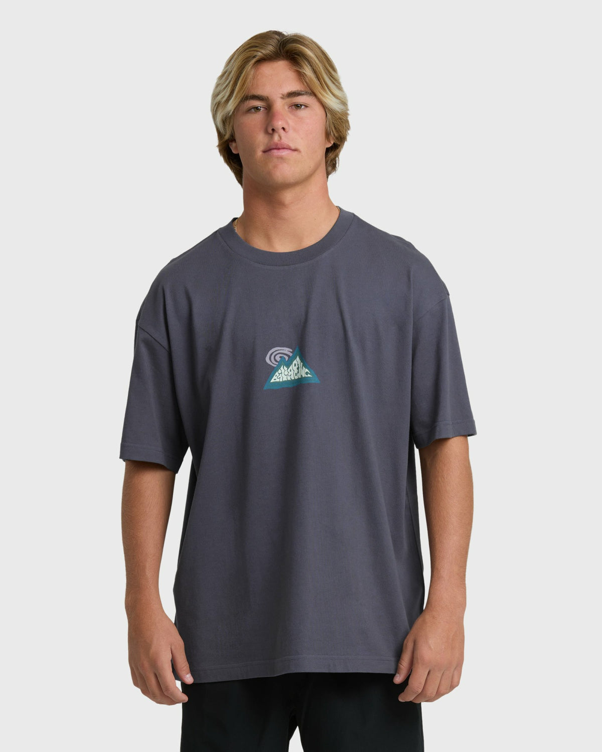 Billabong Men's Reach The Peak Adiv Og Short Sleeve T-Shirt - Graystone