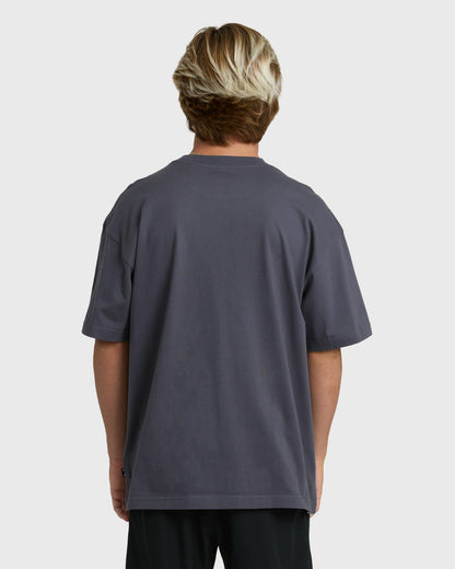 Billabong Men's Reach The Peak Adiv Og Short Sleeve T-Shirt - Graystone