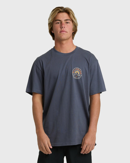Billabong Men's Rockies Adiv Premium Short Sleeve T-Shirt - Graystone