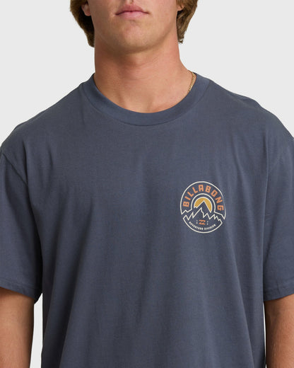 Billabong Men's Rockies Adiv Premium Short Sleeve T-Shirt - Graystone
