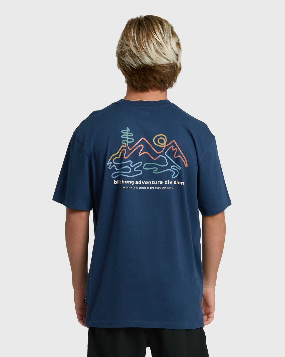 Billabong Men's Range Adiv Premium Short Sleeve T-Shirt - Dark Blue