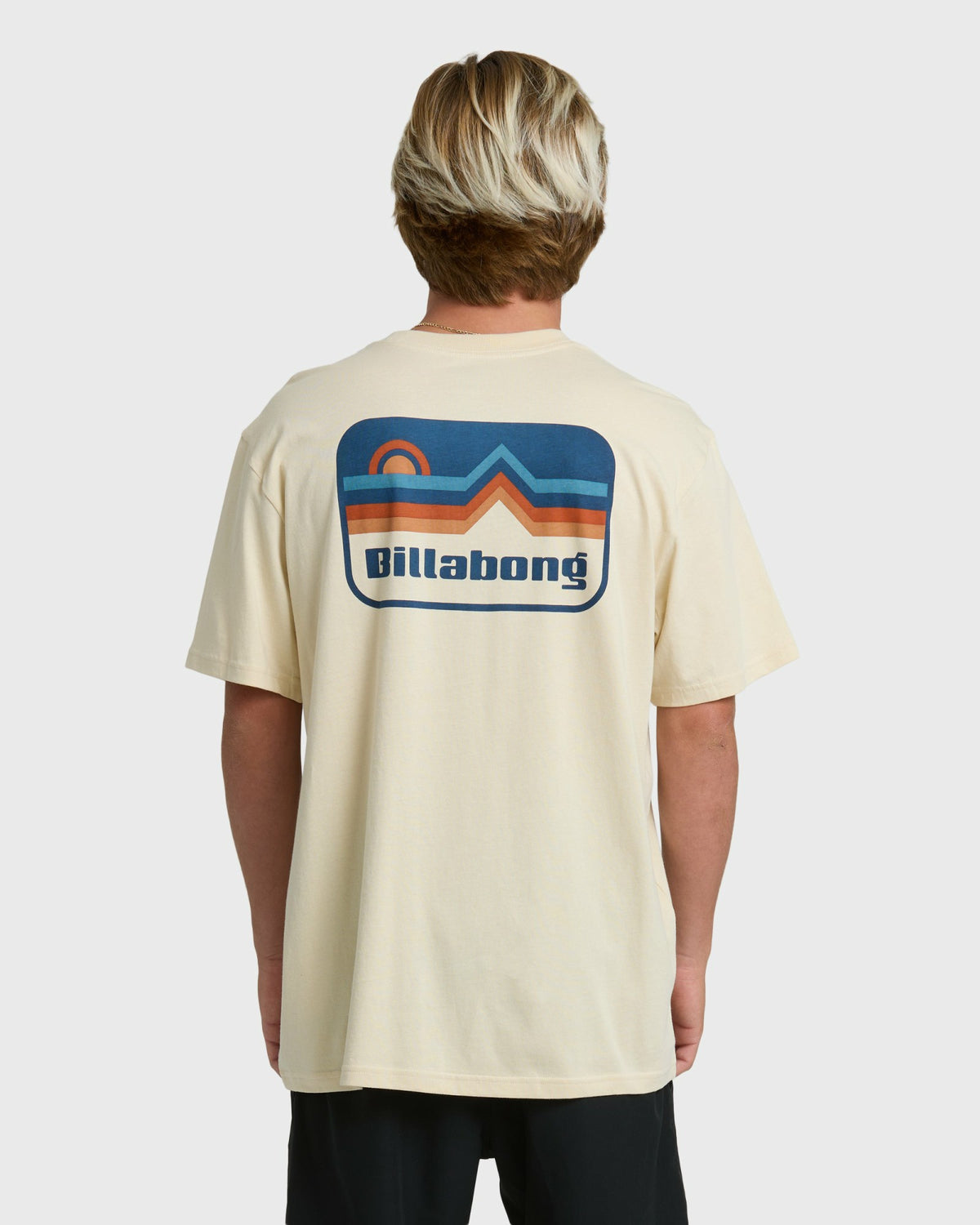 Billabong Men's Range Adiv Premium Short Sleeve T-Shirt - Oatmeal