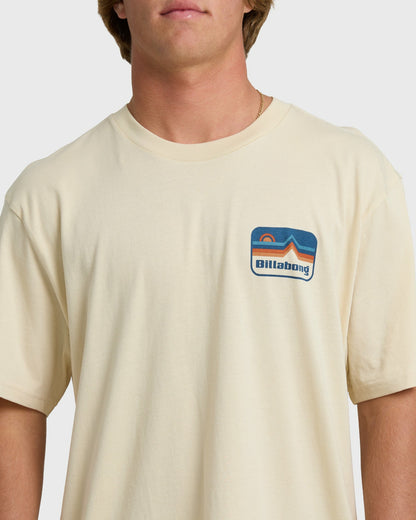 Billabong Men's Range Adiv Premium Short Sleeve T-Shirt - Oatmeal