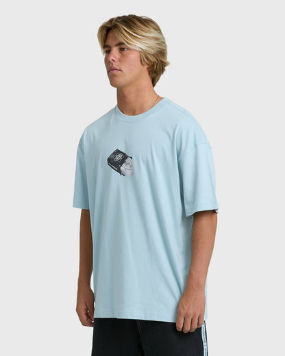 Billabong Men's Spec Wax OG T-Shirt - Sterling Blue