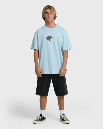 Billabong Men's Spec Wax OG T-Shirt - Sterling Blue
