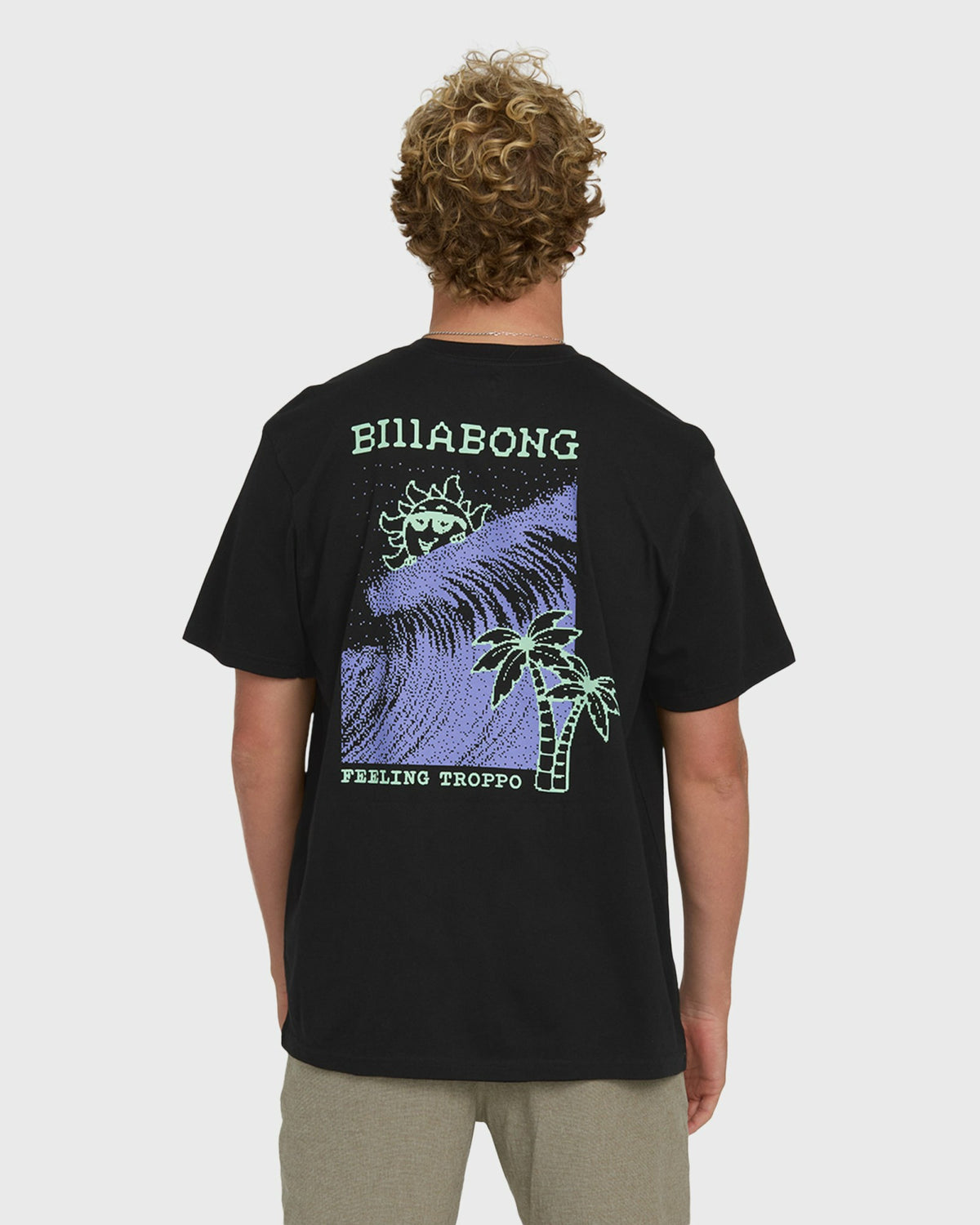 Billabong Men's Peek Premium Short Sleeve Knit T-Shirt - Black