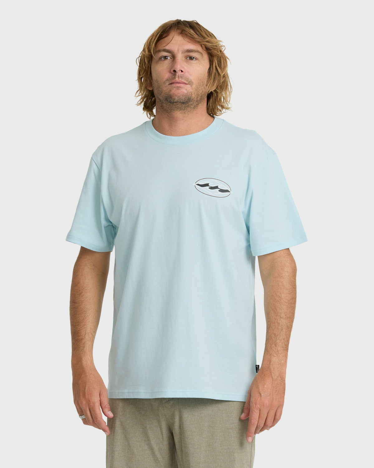 Billabong Men's Rotor Diamond Premium Short Sleeve Graphic T-Shirt - Coastal Blue