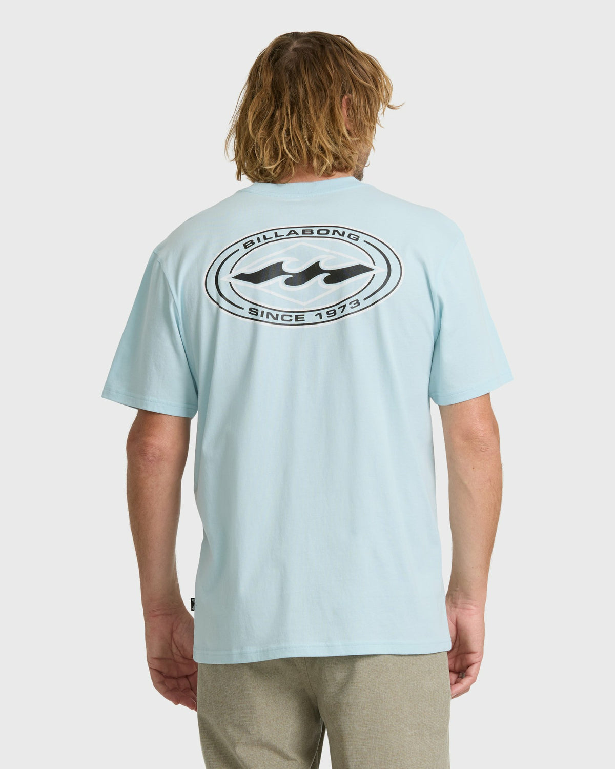 Billabong Men's Rotor Diamond Premium Short Sleeve Graphic T-Shirt - Coastal Blue